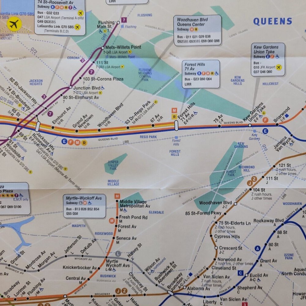 NYC Starbucks Card (Unused)  + Free NYC MTA Travel Subway Train Poster Map - Picture 5 of 8